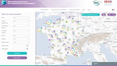 RNM, the French national network for environmental radioactivity measurements